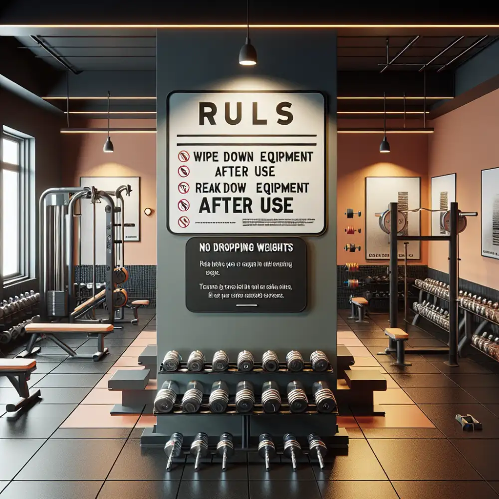weight room rules