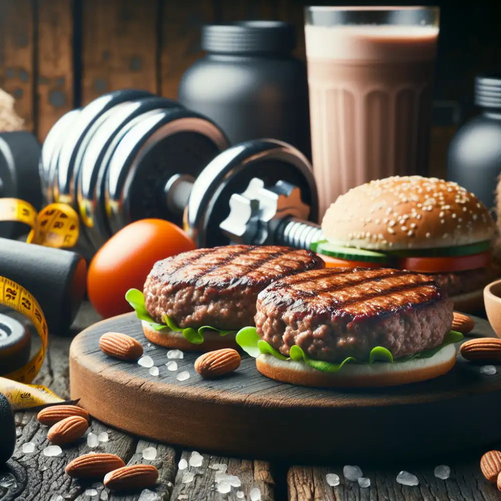 high protein burgers