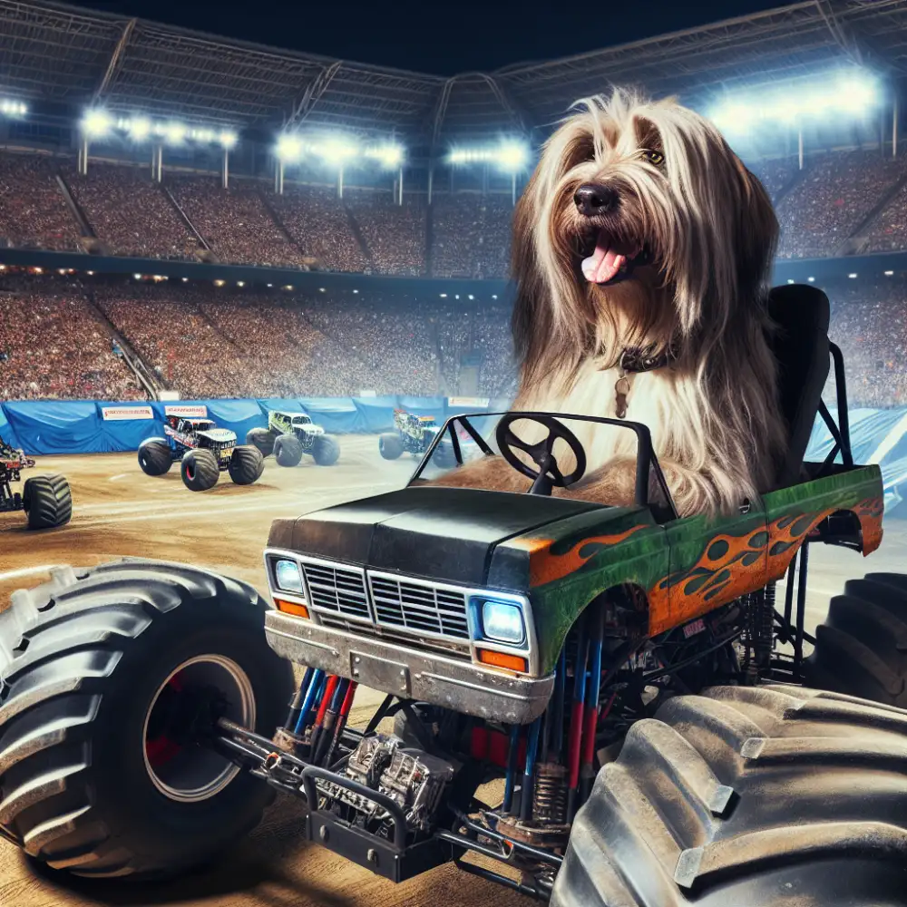 monster truck dog