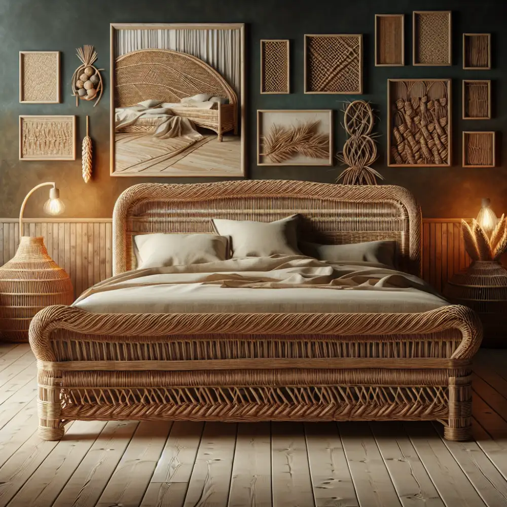 canoga rattan bed